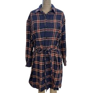 r13 oversized boxy button up dress R13 Oversized Boxy Button Up Dress - Somerset